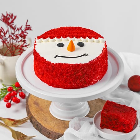 Santa Velvet Christmas Dream Cake-image-29