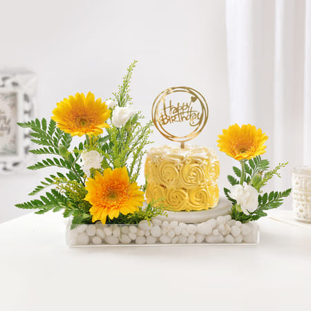 Serene Sunshine Birthday Arrangement-picture-32