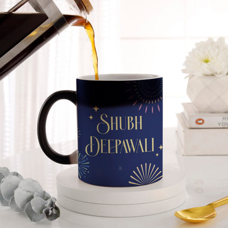 Shubh Deepawali Personalized Magic Mug-image-4