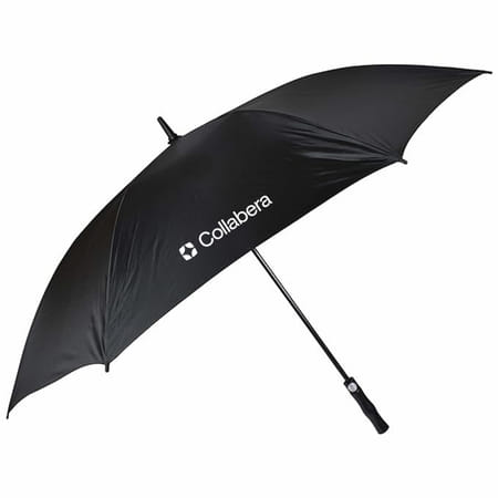 Sleek Auto-Open Golf Umbrella - Black-picture-32