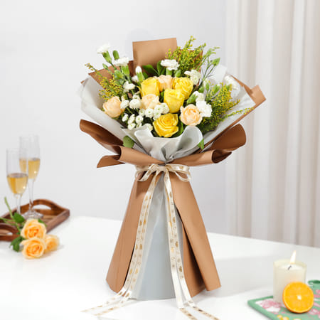 Soft Sunshine Floral Bouquet-picture-14
