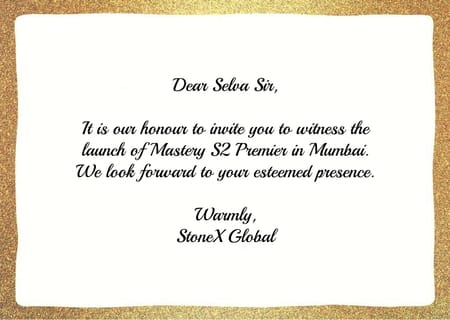 stonex - greeting card