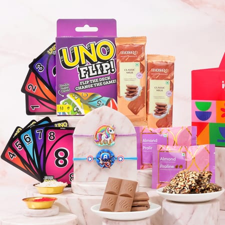 Superhero and Unicorn Rakhi Games & Treats Hamper-picture-28