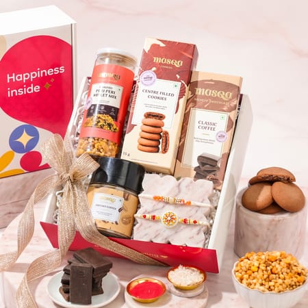 Swastika & Om Rakhi Hamper with Sweet Delights-picture-24