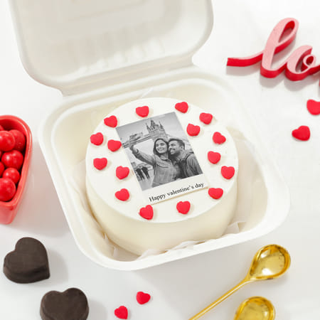Sweet Love Personalized Valentine's Day Bento Photo Cake-picture-32