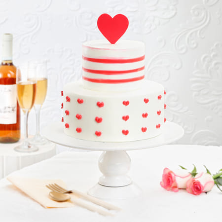 Sweet Serenade Semi-Fondant Cake (2.5 Kg)-image-29