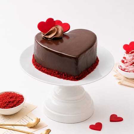 Sweetheart Truffle Cake - 300g-image-6