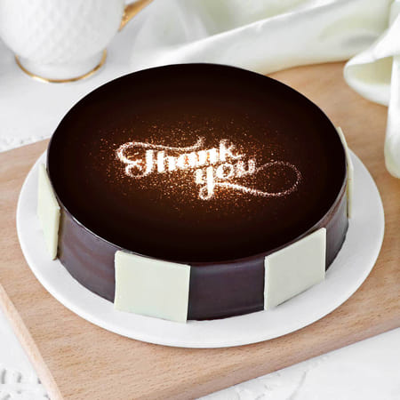 Thank You Wishes Cake (1 Kg)-picture-30