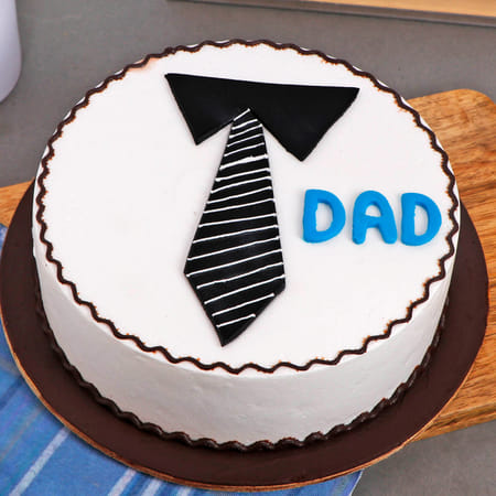 Tie Theme Cake for Dad-image-15