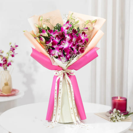 Timeless Purple Orchid Bouquet-image-16