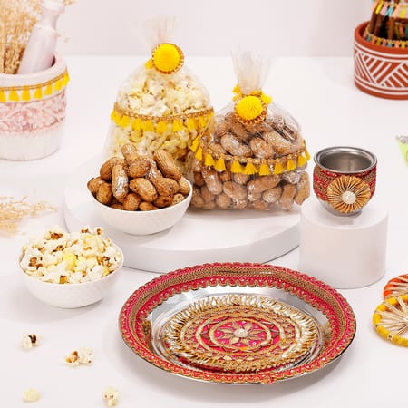 traditional lohri blessings ritual set