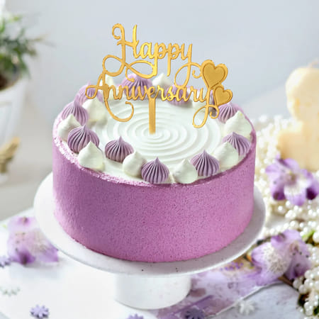 Vanilla Blueberry Anniversary Cake - 450g-picture-45