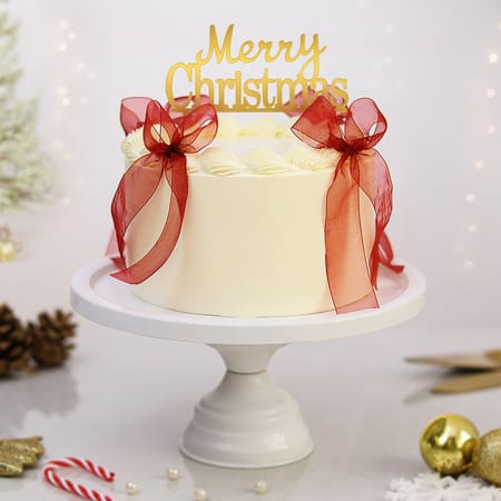 Velvet Ribbon Christmas Cake-picture-45