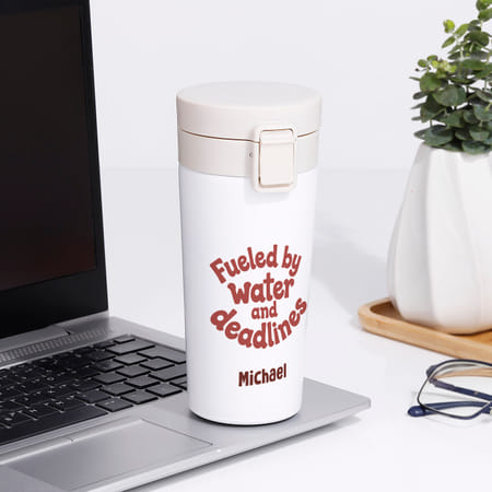 Work Motivation Personalized Vacuum Mug-picture-33