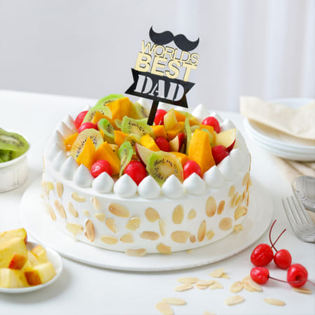 World's Best Dad Fruit Burst Cake-image-46