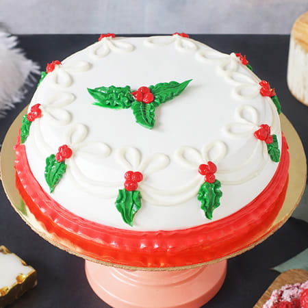 Xmas Holly Cake-image-48