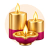 Diyas and Candles