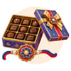Rakhi with chocolate