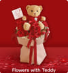 Flowers with Teddy