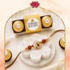 Rakhi with chocolates