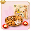 Festive Diwali hamper with savory Indian snacks