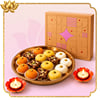 Diwali mithai box with laddoo & barfi in dubai