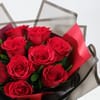 Buy 10 Red Roses Bouquet Gift For Valentine's Day