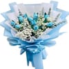 12 Blue Tulips Bouquet