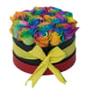 12 Fresh Rainbow roses Online