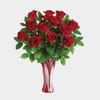 12 Long Stem Red Roses Arrangement Online