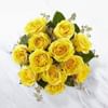 12 Yellow Rose Bunch Online