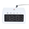 15W Wireless Charging Desk Clock with Night Light