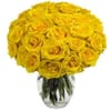 24 Yellow Roses Arrangement Online