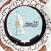 Buy 25th Anniversary Cake (Half Kg)