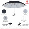 Buy 3-Fold Auto-Open Fendo Black Umbrella