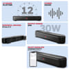 Buy 30W Bluetooth Soundbar with Deep Bass & Stereo Sound