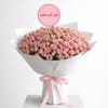 35 Soft Pink Rose Bouquet For Mother's Day