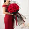 50 Gorgeous Red Roses Bouquet