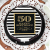 Buy 50th Birthday Cake For Him (1 Kg)