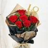 Buy 6 Red Roses Valentine's Day Love Bouquet
