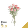 7 roses long stemmed