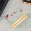 Buy Acrylic Name Plate In Wooden Stand - Customized With Logo