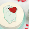 Shop Adorable Bear Valentine Cake ( 1 Kg)