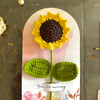 Gift Adorable Handmade Crochet Sunflower - Single Piece
