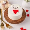 Adorable Red Velvet Teddy Cake