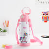 Gift Adorable Unicorn - Vacuum Bottle - Personalized - Pink
