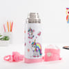 Buy Adorable Unicorn - Vacuum Bottle - Personalized - Pink