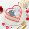 Adorable Valentines Day Heart Cake 1 Kg Online