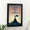 Gift All Dreams Are Crazy Personalized Acrylic Frame