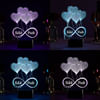 Buy All Hearts Personalized LED Lamp